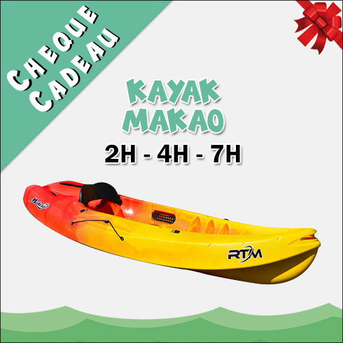 Chèque Cadeau Location Kayak Makao